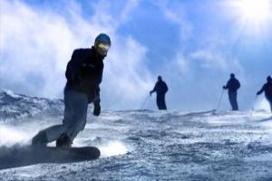 Skiing On The Beautiful Alps